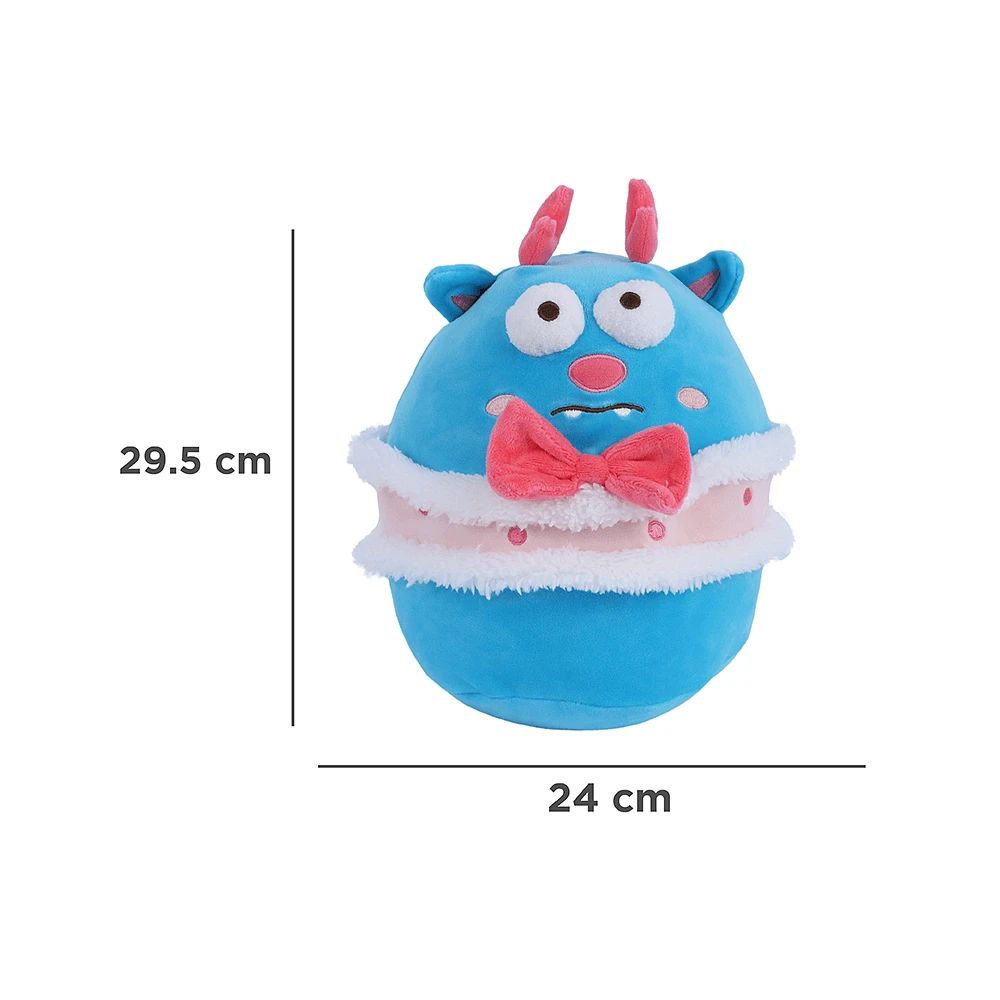 Peluche Miniso Monstruo Felpa Azul 24x29.5 cm