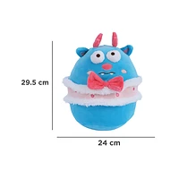 Peluche Miniso Monstruo Felpa Azul 24x29.5 cm