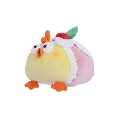 Peluche Miniso Pollito En Forma De Postre Felpa 24x19 cm