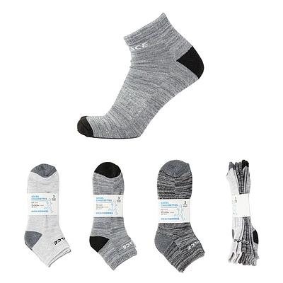 Set Calcetines Para Hombre Deportivos 97% Poliéster, 3% Elastano Grises 25-27 3 Pares