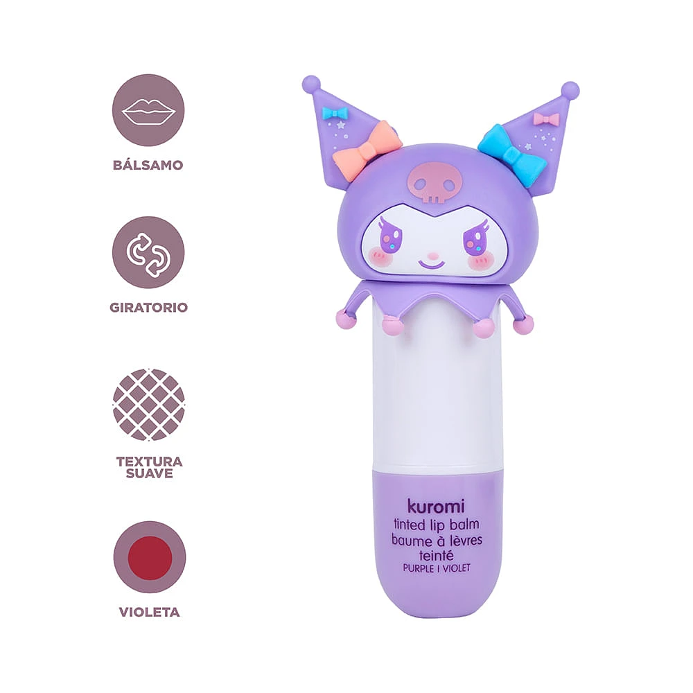 Bálsamo Labial Sanrio Kuromi 3 gr