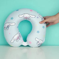 Almohada De Viaje Sanrio Cinnamoroll Memory Foam Azul 30x28 cm