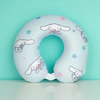 Almohada De Viaje Sanrio Cinnamoroll Memory Foam Azul 30x28 cm