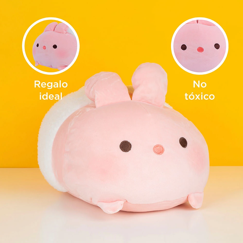 Peluche Miniso Conejito Felpa Rosa 23x18 cm