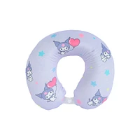 Almohada De Viaje Sanrio Kuromi Memory Foam Lila 30x28 cm