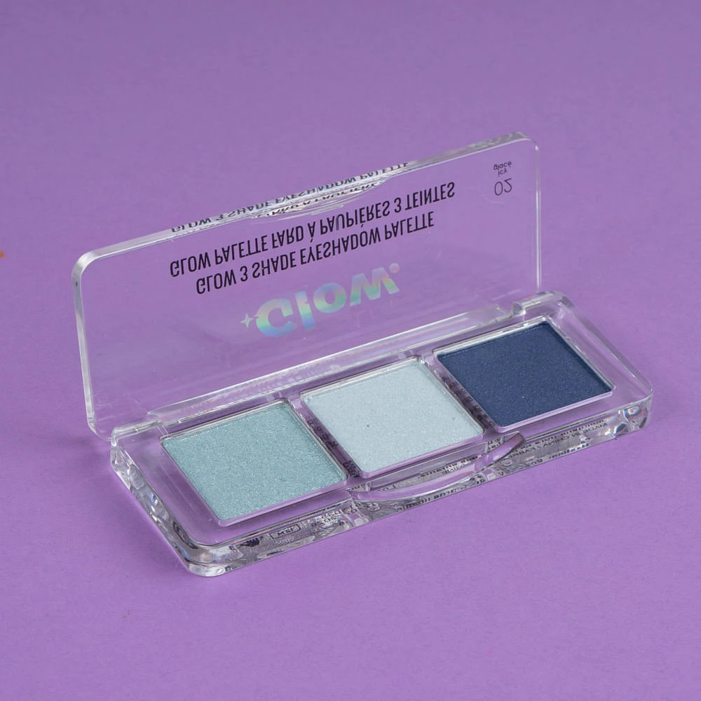 Paleta Sombras Para ojos Glow 2.1 gr 02 Icy