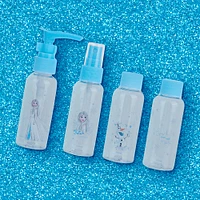 Kit Botellas De Viaje Disney Frozen Plástico 4 Piezas