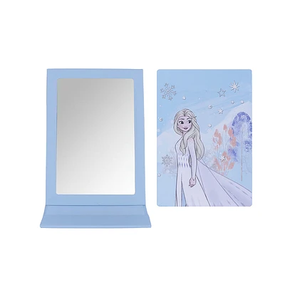 Espejo De Tocador Plegable Disney Elsa Frozen Azul 22.6x16.3 cm