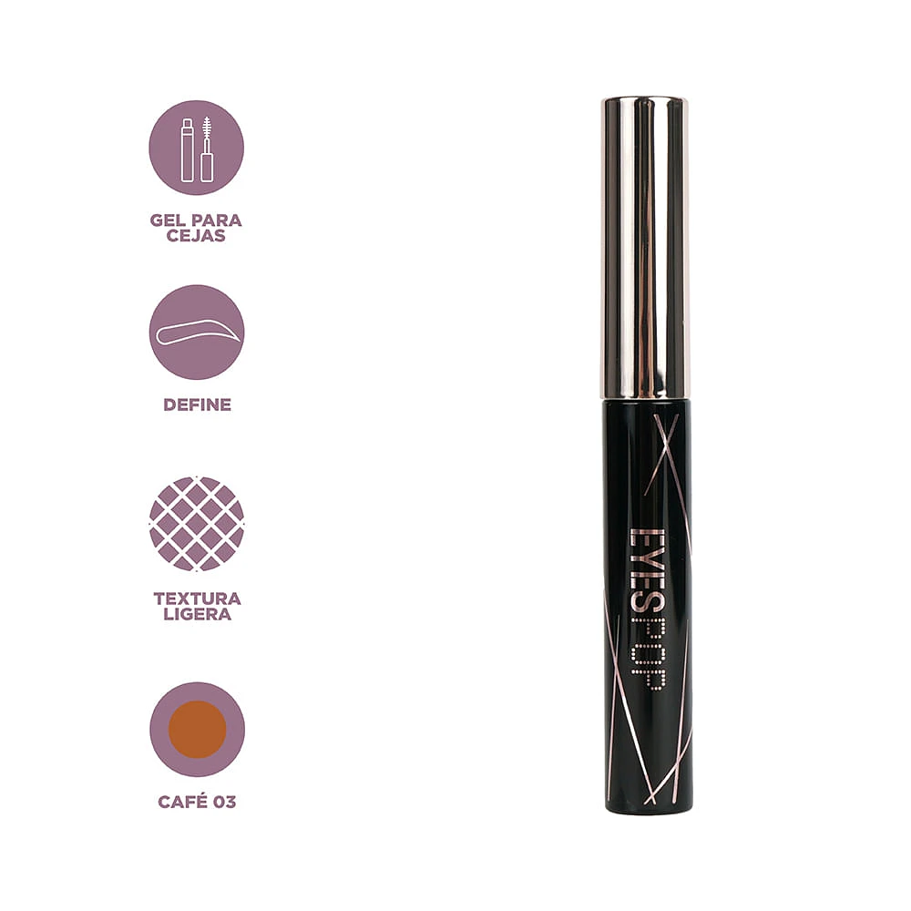 Gel Para Cejas Eyes Pop 03 Café 6 gr