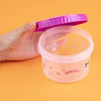 Set Contenedores De Alimentos Sanrio Kuromi Plástico 500 ml 3 Piezas