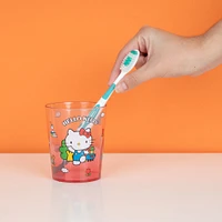 Vaso Para Baño Sanrio Hello Kitty Plástico Rojo Degradado