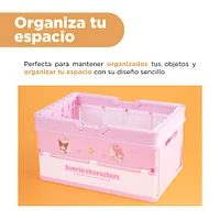 Cesta De Almacenamiento Sanrio Sintética Rosa 30.6x20.1 cm