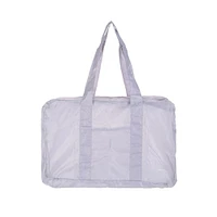 Bolsa De Viaje Plegable Textil Gris 42x19x29 cm