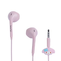 Audífonos De Cable Sanrio My Melody Rosas 3.5 mm