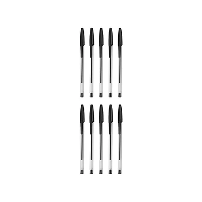 Set Plumas De Gel Tinta Negra 1 mm 10 Piezas