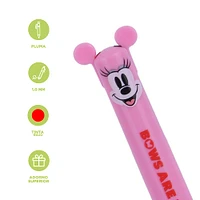 Pluma Disney Minnie Mouse Tinta Roja 1.0 mm