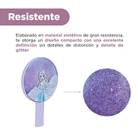 Espejo De Mano Disney Elsa Frozen Sintético Lila