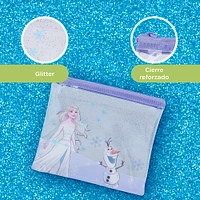 Lapicera Disney Elsa Frozen Sintética Lila 14x12 cm