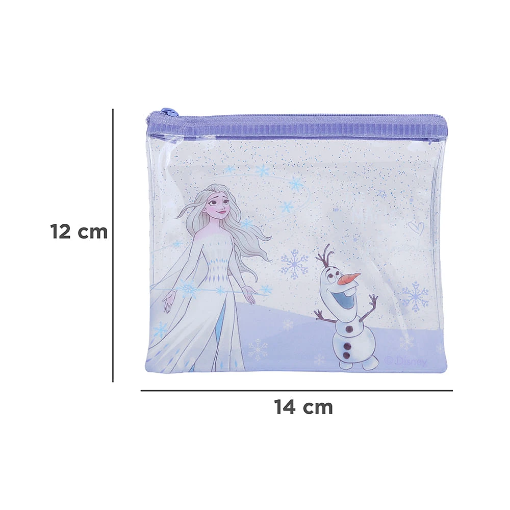 Lapicera Disney Elsa Frozen Sintética Lila 14x12 cm