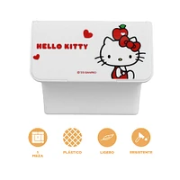 Organizador De Escritorio Sanrio Hello Kitty Plástico Blanco 12.3x8.2 cm