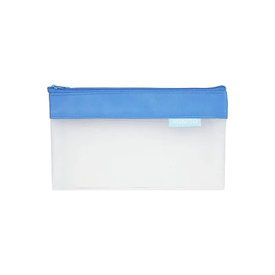 Lapicera Tipo Malla Sintética Azul 20x11 cm