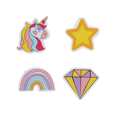 Set Gomas De Borrar Unicornio 4 Piezas