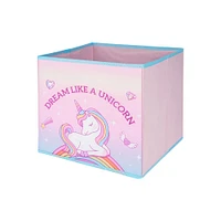 Organizador Unicornio Plegable Textil Lila 27x27 cm