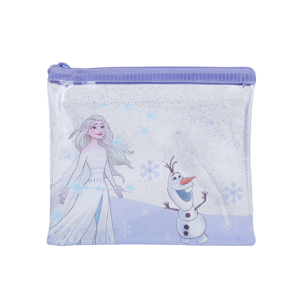 Lapicera Disney Elsa Frozen Sintética Lila 14x12 cm