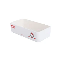 Organizador De Escritorio Sanrio Hello Kitty Plástico Blanco 17x8.5 cm