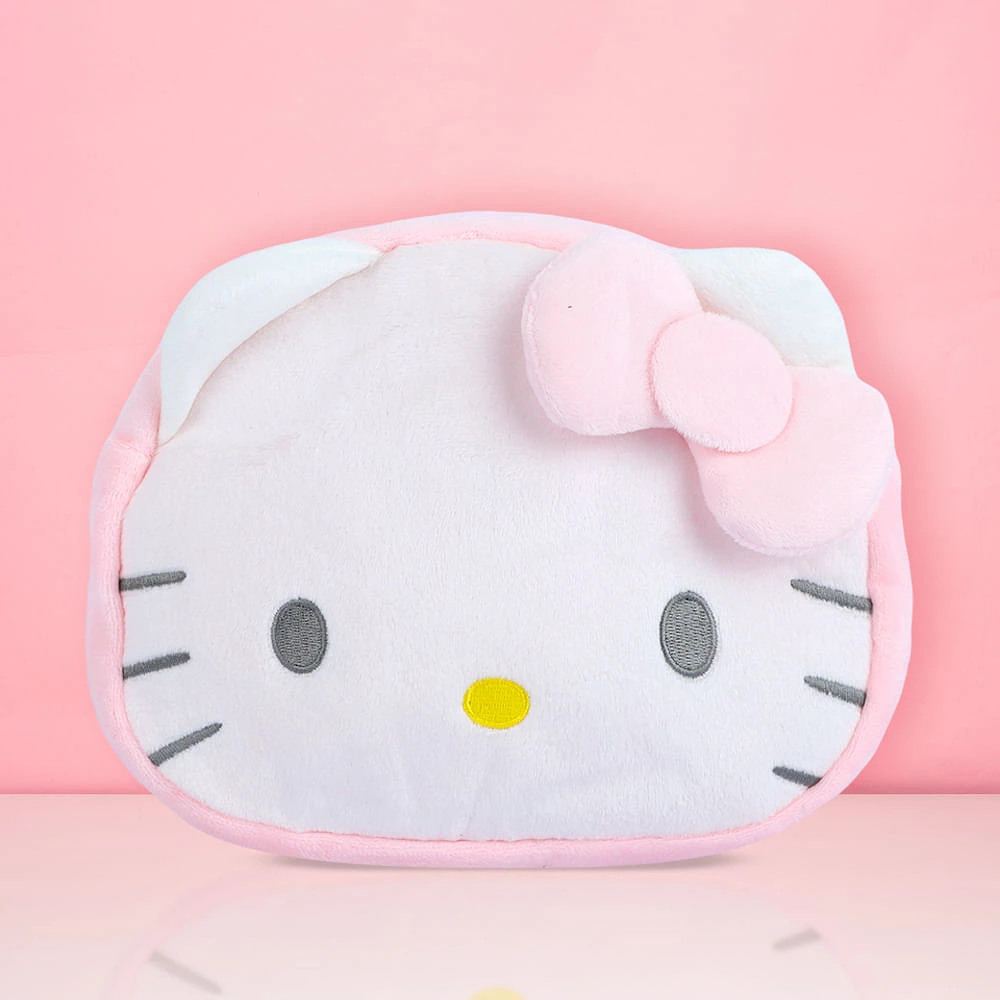 Mini Mochila Sanrio Hello Kitty Felpa Rosa 23x18 cm