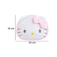 Mini Mochila Sanrio Hello Kitty Felpa Rosa 23x18 cm