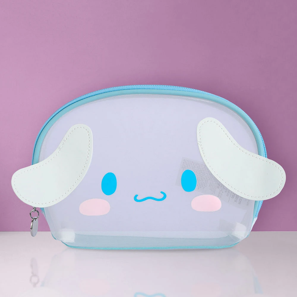 Cosmetiquera Sanrio Cinnamoroll Malla Sintética Azul 21x13 cm