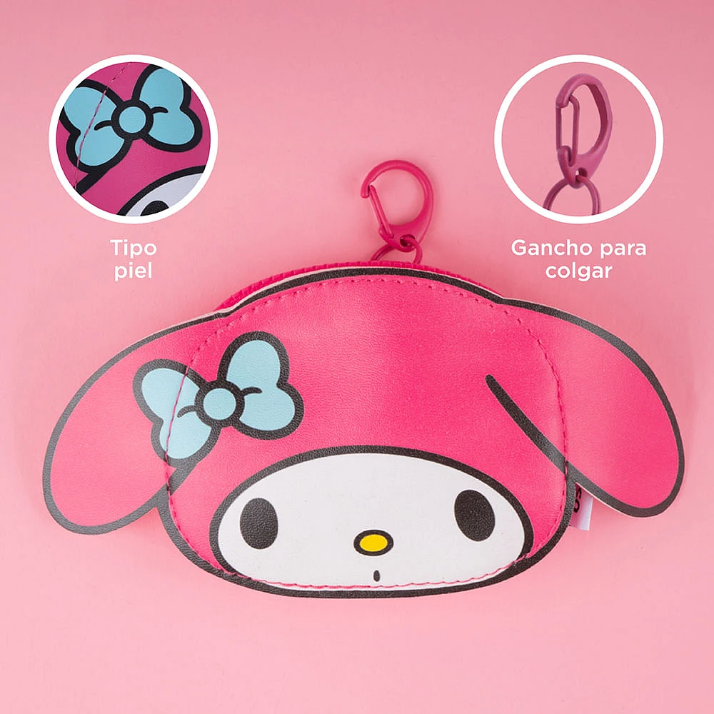 Monedero Sanrio My Melody Sintético Rosa 17.5x8.2 cm