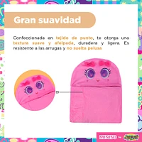 Manta Con Capucha Distroller Neonato Textil Rosa 100x90 cm