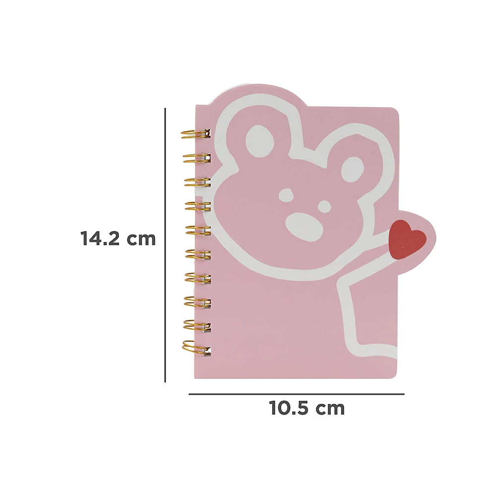 Libreta Pink Romance 10.5x14.2 cm Rayas 50 Hojas