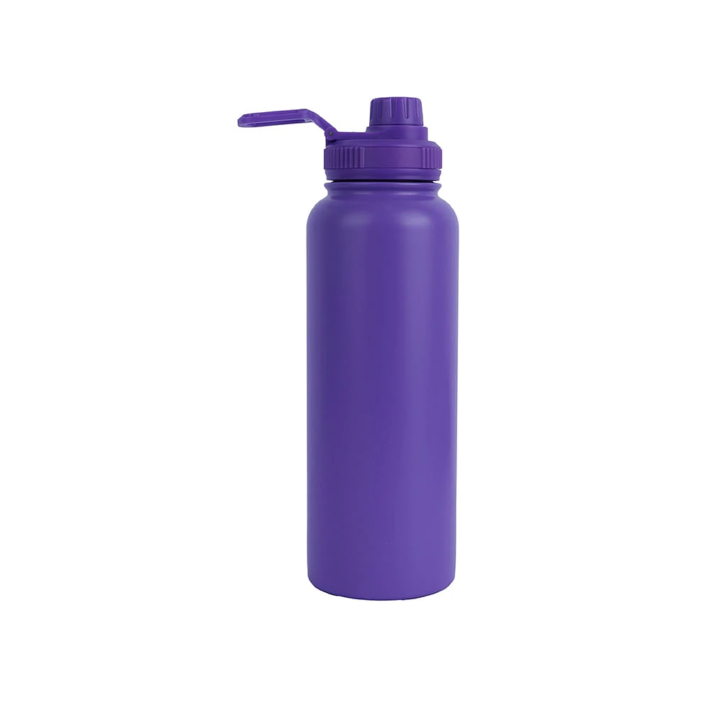 Termo Con Tapa Enroscable Acero Inoxidable Purpura 1400 ml