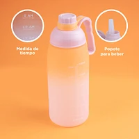 Cilindro Deportivo Motivacional Plástico Degradado 1800 ml