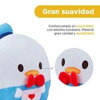 Peluche Disney Pato Donald Redondo Felpa 38x34 cm