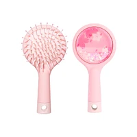 Cepillo Para Cabello Sintético Rosa