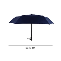 Paraguas Plegable 100% Poliéster Azul 53.5 cm Automático