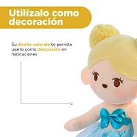 Peluche Miniso Sirena Felpa Azul 16x36 cm