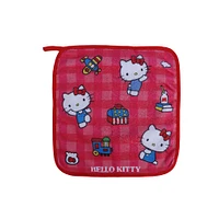 Toalla Para Manos Sanrio Hello Kitty 100% Poliéster Roja 30x30 cm