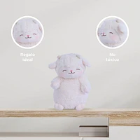 Peluche Miniso Corderito Felpa Blanco 17x27 cm