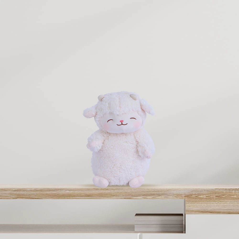 Peluche Miniso Corderito Felpa Blanco 17x27 cm