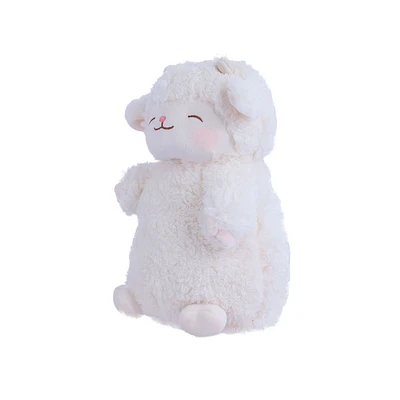 Peluche Miniso Corderito Felpa Blanco 17x27 cm