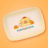 Contenedor De Alimentos Sanrio Pompompurin Vidrio Transparente 570 ml