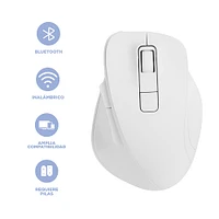 Mouse  Inalámbrico Sintético Blanco