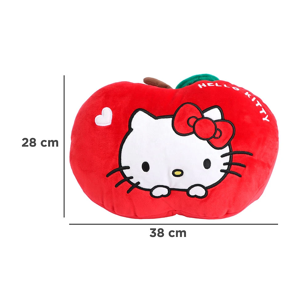 Cojín Decorativo Sanrio Hello Kitty Textil Rojo 28x38 cm