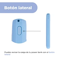 Batería Portátil, Power Bank Sanrio Cinnamorroll Micro USB, USB y Tipo C Azul 10000 MAh