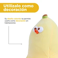 Peluche Miniso Pollito Dun Dun Disfrazado De Banana Felpa 27.5x37.5 cm